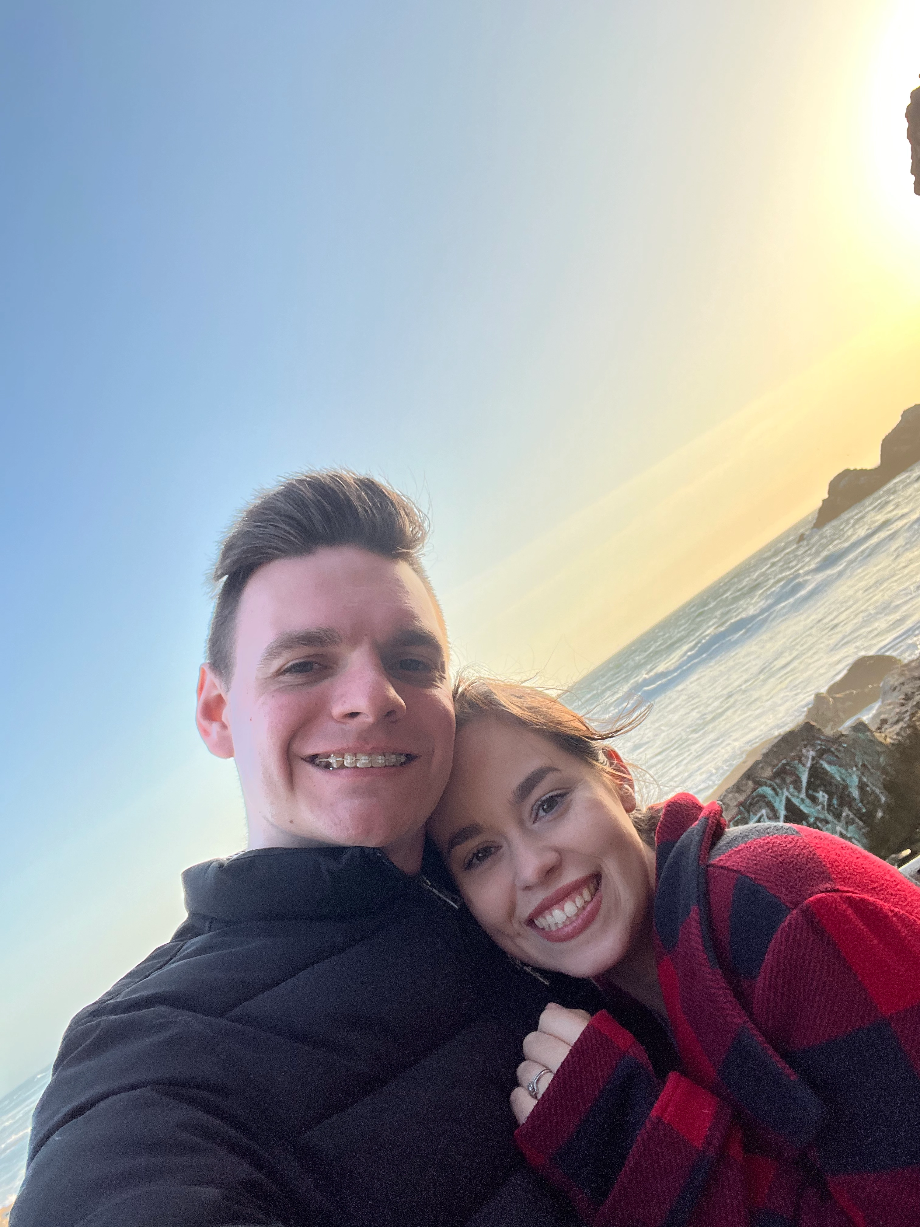 David and his wife Lexi at the Sutro Baths in San Francisco.